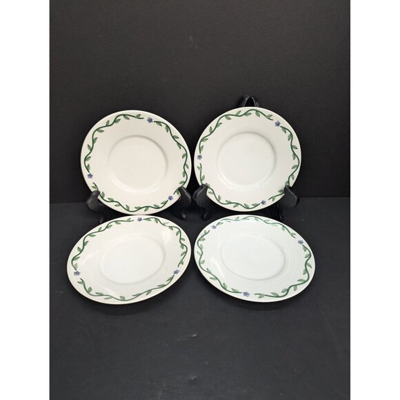 International Tableworks Terrace Blossoms 072-01 Replacement Saucers Set of 4 - Picture 1 of 11